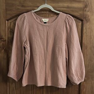 Universal Thread Blush Textured Blouse